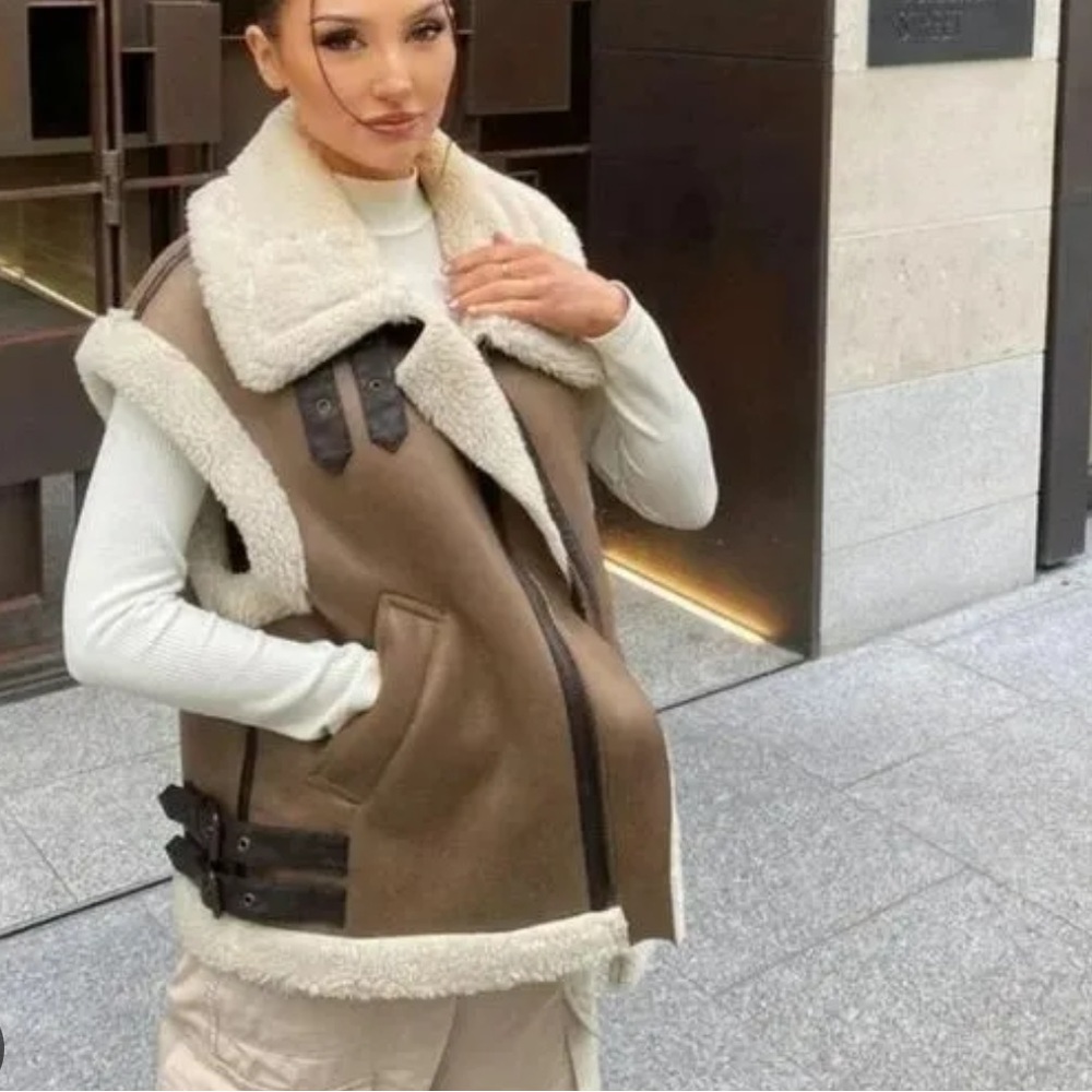 Zara Combination Fleece Vest